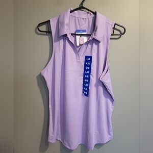NEW- Head Lilac Sleeveless Blouse,  Size Large